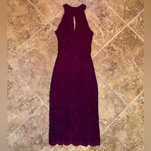 Lulus Women's Burgundy Dress
